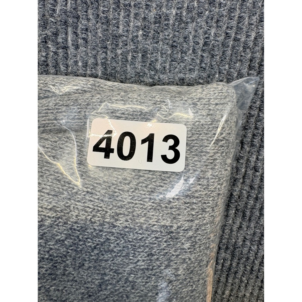 American Eagle Mens Gray Crewneck Sweater Elbow Patches Athletic Fit Large